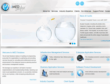 Tablet Screenshot of imedsolutionsfz.com